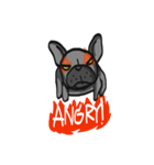 Frenchie Funny Dog（個別スタンプ：7）