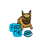 Frenchie Funny Dog（個別スタンプ：8）