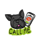 Frenchie Funny Dog（個別スタンプ：17）