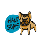 Frenchie Funny Dog（個別スタンプ：26）
