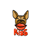 Frenchie Funny Dog（個別スタンプ：32）