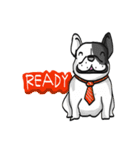 Frenchie Funny Dog（個別スタンプ：33）