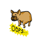 Frenchie Funny Dog（個別スタンプ：34）