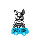 Frenchie Funny Dog（個別スタンプ：37）