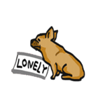 Frenchie Funny Dog（個別スタンプ：39）