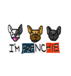 Frenchie Funny Dog（個別スタンプ：40）