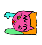 ネコのひたいに2文字。（個別スタンプ：15）