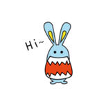 バ ツ ウサギ（個別スタンプ：1）