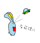 バ ツ ウサギ（個別スタンプ：35）