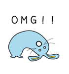 バ ツ ウサギ（個別スタンプ：38）