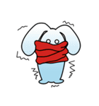 バ ツ ウサギ（個別スタンプ：39）