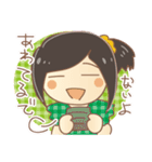 黒髪女の子スタンプ（個別スタンプ：2）