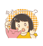 黒髪女の子スタンプ（個別スタンプ：31）