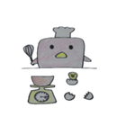 cute penguin named shibatsu（個別スタンプ：1）