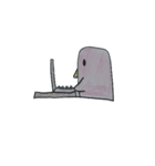 cute penguin named shibatsu（個別スタンプ：3）