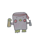 cute penguin named shibatsu（個別スタンプ：6）
