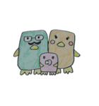 cute penguin named shibatsu（個別スタンプ：9）