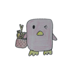 cute penguin named shibatsu（個別スタンプ：10）