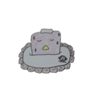 cute penguin named shibatsu（個別スタンプ：13）