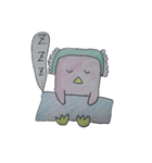 cute penguin named shibatsu（個別スタンプ：16）