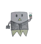 cute penguin named shibatsu（個別スタンプ：35）