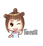 Porri and Cute Cat（個別スタンプ：12）