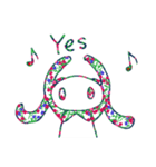 花柄うさぎ ぴーちゃん（個別スタンプ：13）
