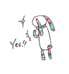 花柄うさぎ ぴーちゃん（個別スタンプ：32）