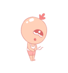 One Day of A Pink Baby（個別スタンプ：23）