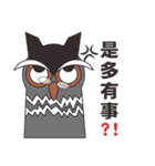 Mr.Owl ＆ Miss.Muntjac（個別スタンプ：1）