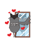 Mr.Owl ＆ Miss.Muntjac（個別スタンプ：13）