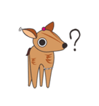 Mr.Owl ＆ Miss.Muntjac（個別スタンプ：15）