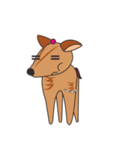 Mr.Owl ＆ Miss.Muntjac（個別スタンプ：35）