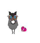 Mr.Owl ＆ Miss.Muntjac（個別スタンプ：40）