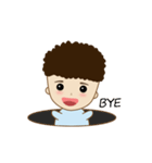 The Boy With Curly Hair（個別スタンプ：40）