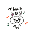 うさぎのUSSA（個別スタンプ：23）