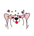 ピンクコーギー（個別スタンプ：4）