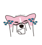 ピンクコーギー（個別スタンプ：9）