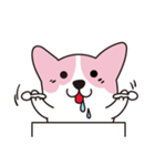 ピンクコーギー（個別スタンプ：11）