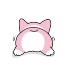ピンクコーギー（個別スタンプ：13）