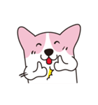 ピンクコーギー（個別スタンプ：28）