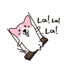 ピンクコーギー（個別スタンプ：32）