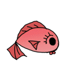赤いお魚さん（個別スタンプ：17）