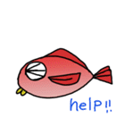 赤いお魚さん（個別スタンプ：31）