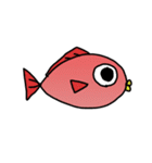 赤いお魚さん（個別スタンプ：38）