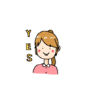 GiraffeGirl（個別スタンプ：19）