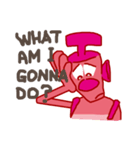 Pink Robot（個別スタンプ：36）