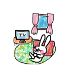 モモうさ（個別スタンプ：1）