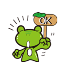 Attitude to life for four frog（個別スタンプ：19）