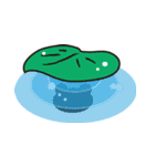 Attitude to life for four frog（個別スタンプ：32）